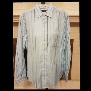 Tasso Elba Men's Long Sleeve Button-front Shirt Small S